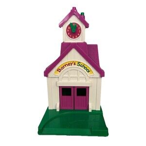 BARNEY Barney's School House Only No Figures Vintage 1993 Lyons Group